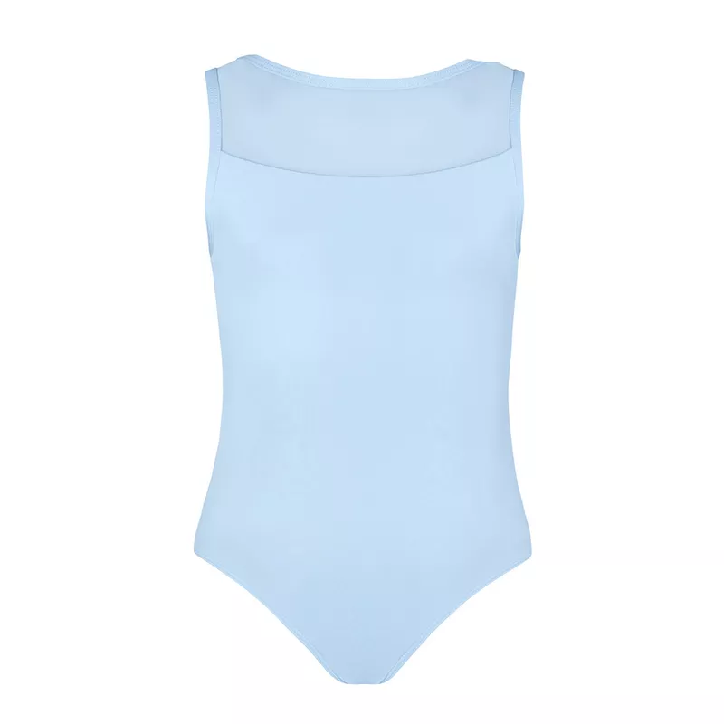 Anna Mesh Leotard - Baby Blue