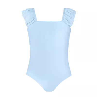 Ruby Mesh Leotard - Baby Blue