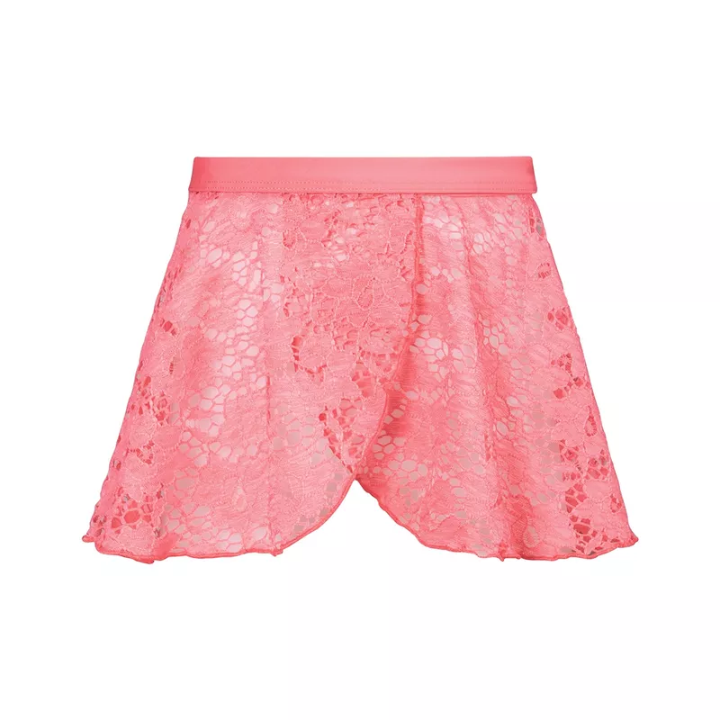 Melody Lace Skirt - Coral