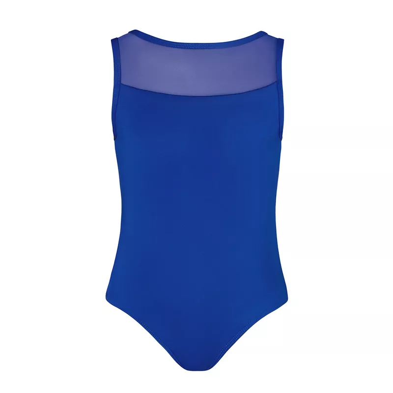 Anna Mesh Leotard - Cobalt