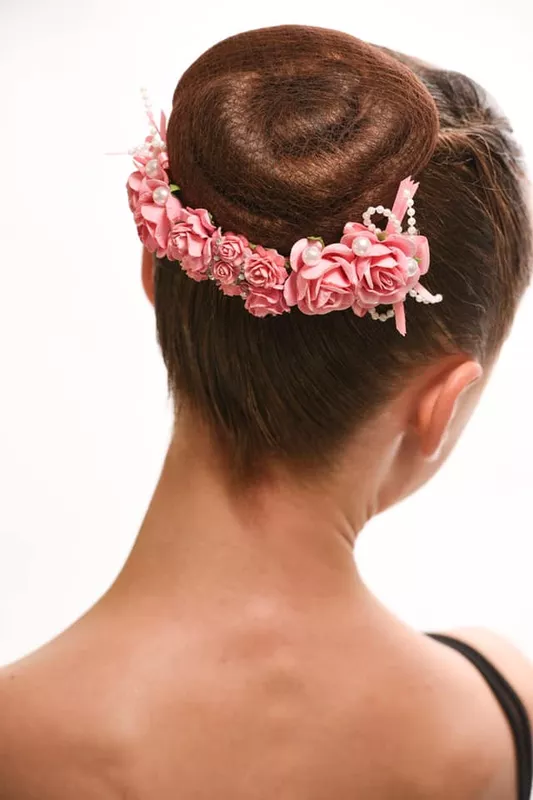 Hair Blossoms with Pearls