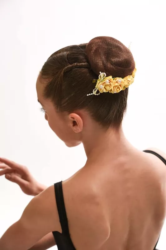 Hair Blossoms with Pearls