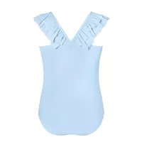 Ruby Mesh Leotard - Baby Blue