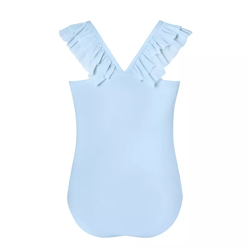 Ruby Mesh Leotard - Baby Blue