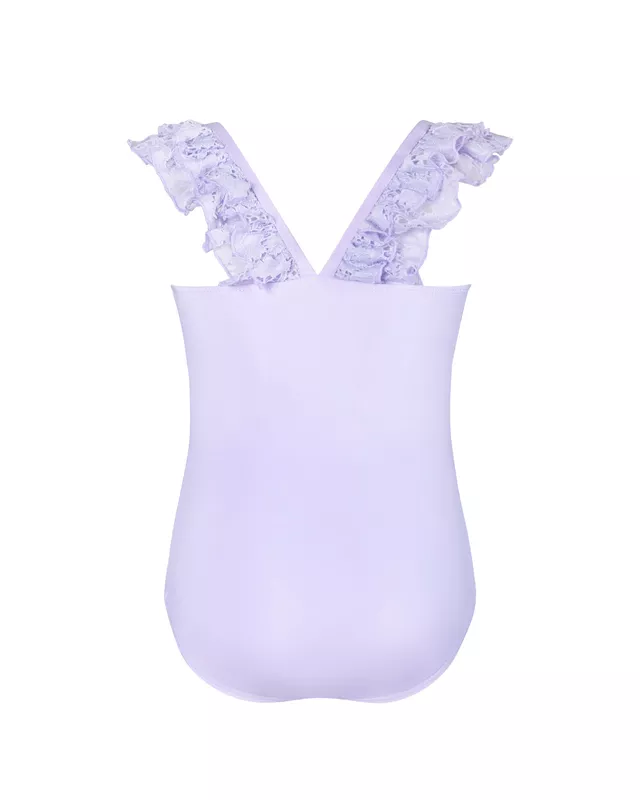 Ruby Lace Leotard - Lilac