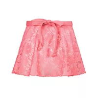 Melody Lace Skirt - Coral