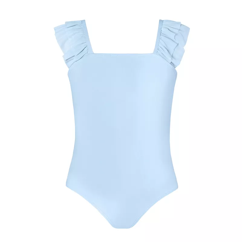 Ruby Mesh Leotard - Baby Blue